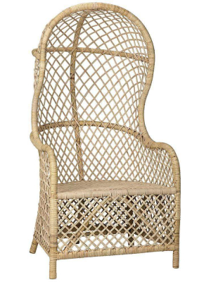 Noir Gigi Rattan Chair