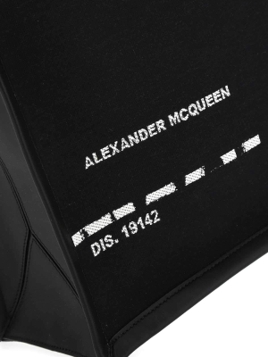 Alexander Mcqueen Logo Print Top Handle Tote Bag