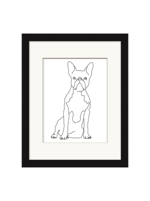 Dog Outline - French Bulldog