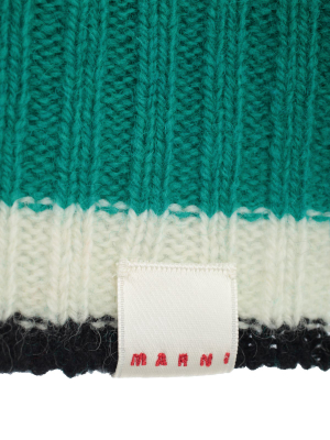 Marni Striped Trim Beanie