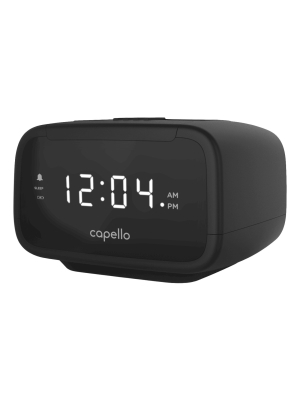 Cr15 Digital Am & Fm Alarm Clock Radio - Black - Capello
