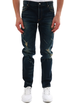 Balmain Distressed Jeans