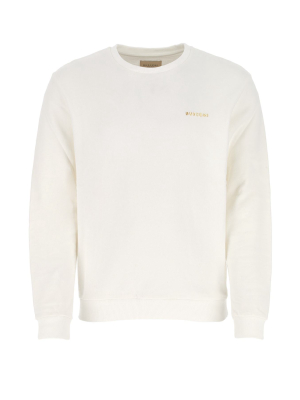 Buscemi Logo Plaque Sweatshirt