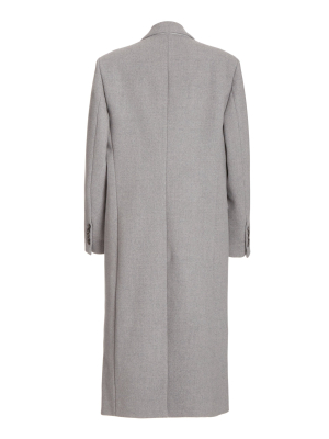 Single-breasted Wool Coat