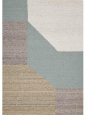 Blocchi Aqua Area Rug By Linie Design