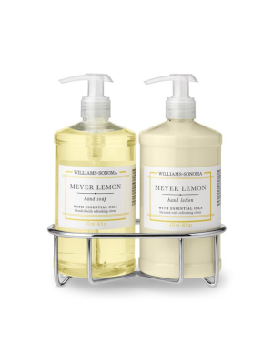 Williams Sonoma Meyer Lemon Soap & Lotion, Classic 3-piece Set