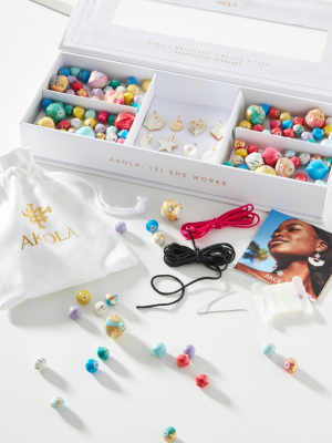 Akola Diy Rainbow Necklace + Bracelet Kit