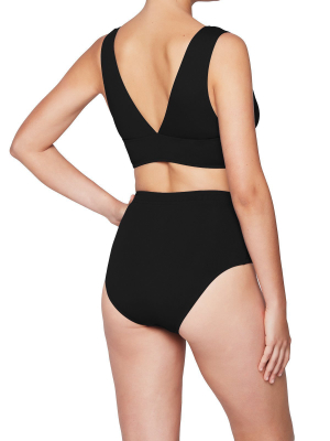 Tatiana Bikini Bottom In Singuleur® Fabric - Black