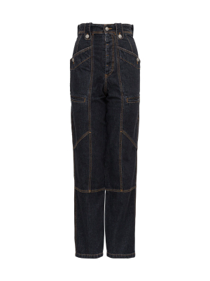 Isabel Marant Étoile High-waisted Straight Leg Jeans