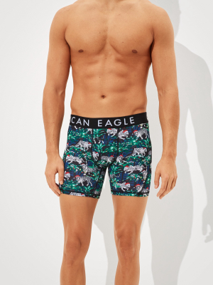 Aeo Xmas Tiger 6" Flex Boxer Brief