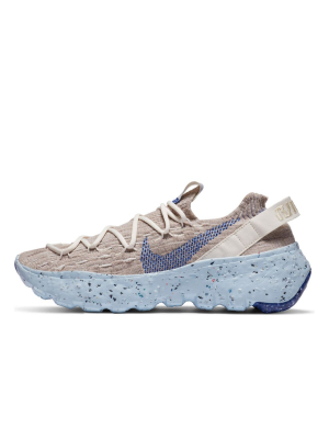 Nike Space Hippie04 Flyknit Sneaker In Blue And Gray