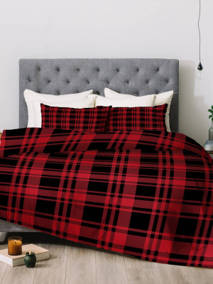 Deny Designs Little Arrow Design Co Fall Plaid Comforter Set