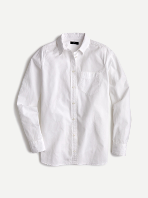 Classic-fit Boy Shirt In Cotton Poplin