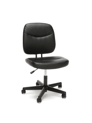 Essentials Collection Armless Desk Chair Black - Ofm