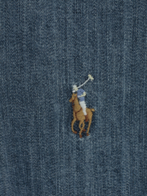 Polo Ralph Lauren Logo Embroidered Denim Shirt