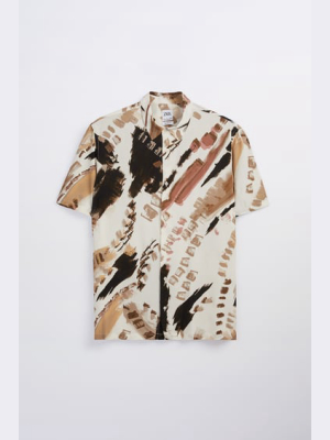 Brushstroke Print Shirt