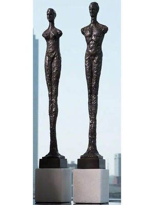 Pair Of Contempo Statues