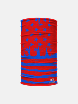 Red Blue Usa Flag Neck Gaiter