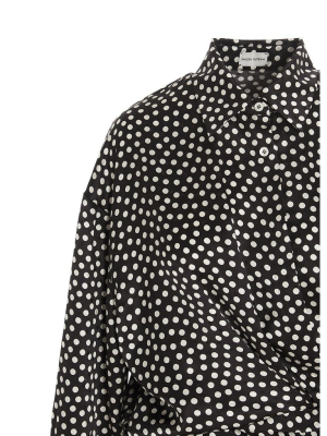 Madga Butrym Polka Dots Print Mini Shirt Dress