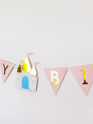 Pretty Princess - Birthday Banner