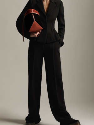 Jess Wool Wide-leg Trousers