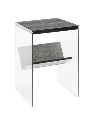 Soho End Table Weathered Gray - Breighton Home