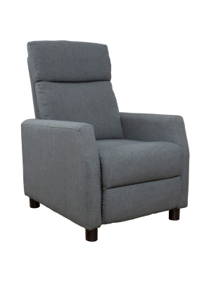 Tabahri Fabric Recliner Club Chair - Gray - Christopher Knight Home