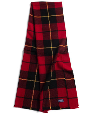 Red Classic Wallace Tartan Scarf