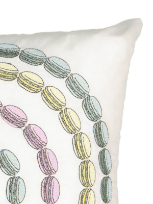 16"x16" Mapped Out Macaron Throw Pillow Mint - Spree By Waverly