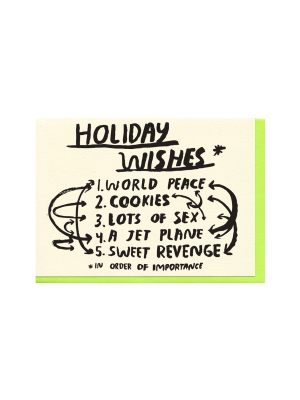 Holiday Wishes Card