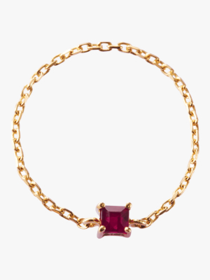 Ruby Chain Ring