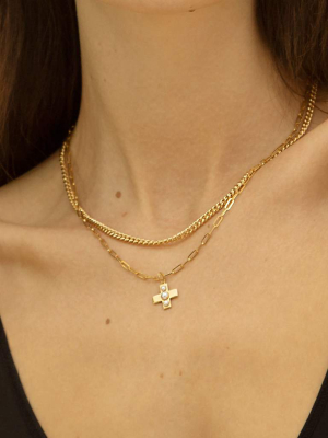 Pearl Cross Pendant