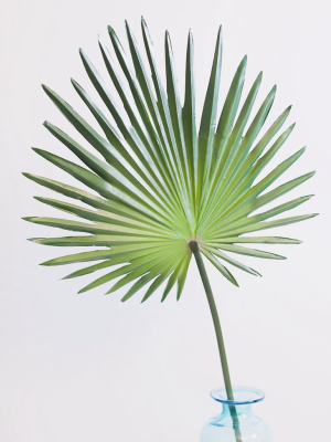 Artificial Fan Palm Leaf - 30"