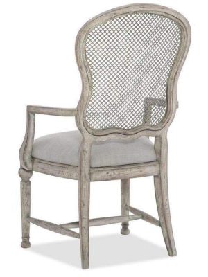 Boheme Gaston Metal Back Arm Chair