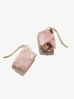 Rhodonite Gemstone Earrings