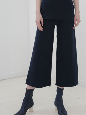Cropped Culottes - Midnight