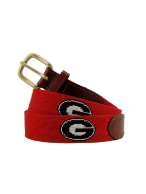 University Of Georgia Needlepoint Belt