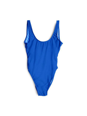 Cobalt Blue [blank Swimsuit]