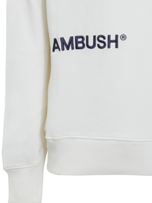 Ambush Logo Embroidered Crewneck Sweatshirt