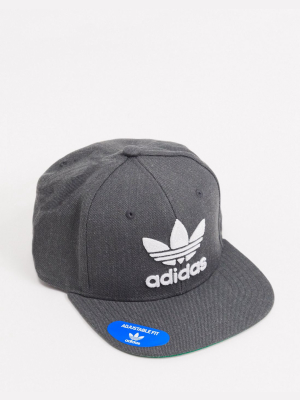 Adidas Originals Snapback Cap In Gray