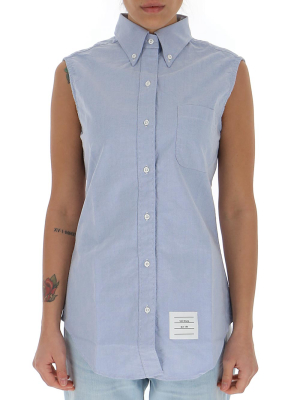 Thom Browne Sleeveless Buttoned Shirt