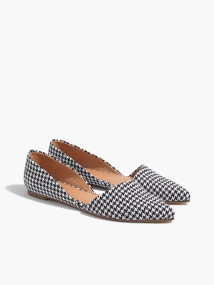 Zoe Houndstooth D'orsay Flats