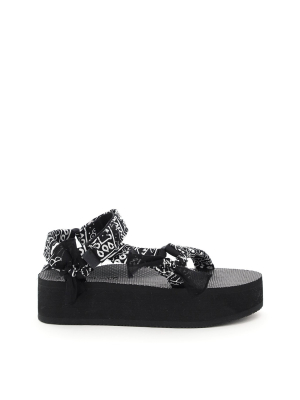 Arizona Love Trekky Bandana Strap Platform Sandals