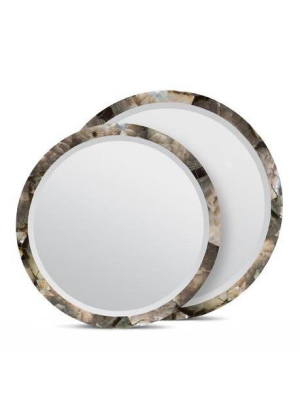 Albert Mirror Silver Mother Of Pearl