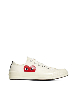 Comme Des Garçons Play X Converse Chuck Taylor Heart 1970s Sneakers