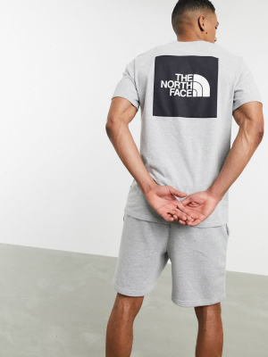 The North Face Red Box T-shirt In Gray