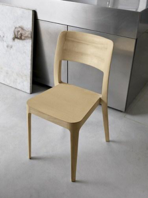 Nene S L Wood  Side Chair By Midj