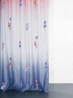 Made In Flowers Kids Blackout Curtain By Karina Eibatova - Extra Wide