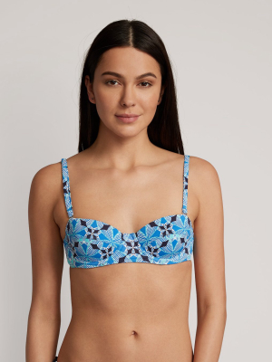 Coastal Tile Underwire Top