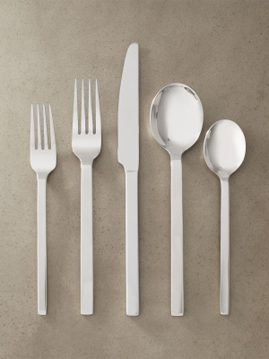 20-piece Tower Shiny Silver Flatware Set